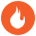 blazing flame icon